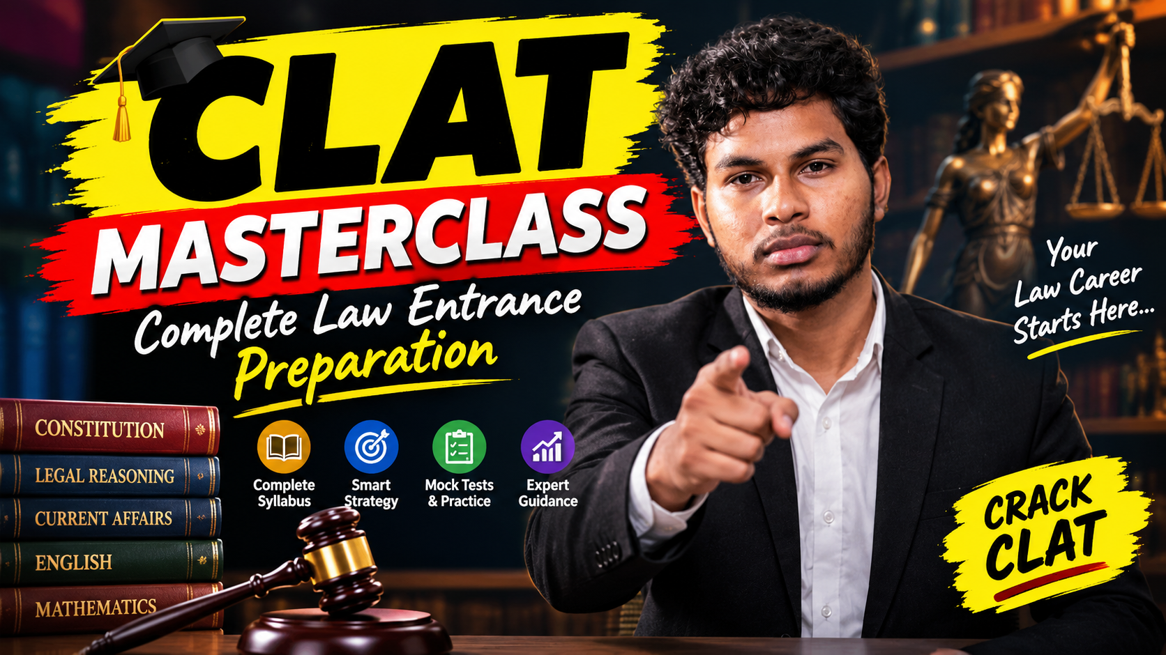CLAT Masterclass: Complete Law Entrance Preparation